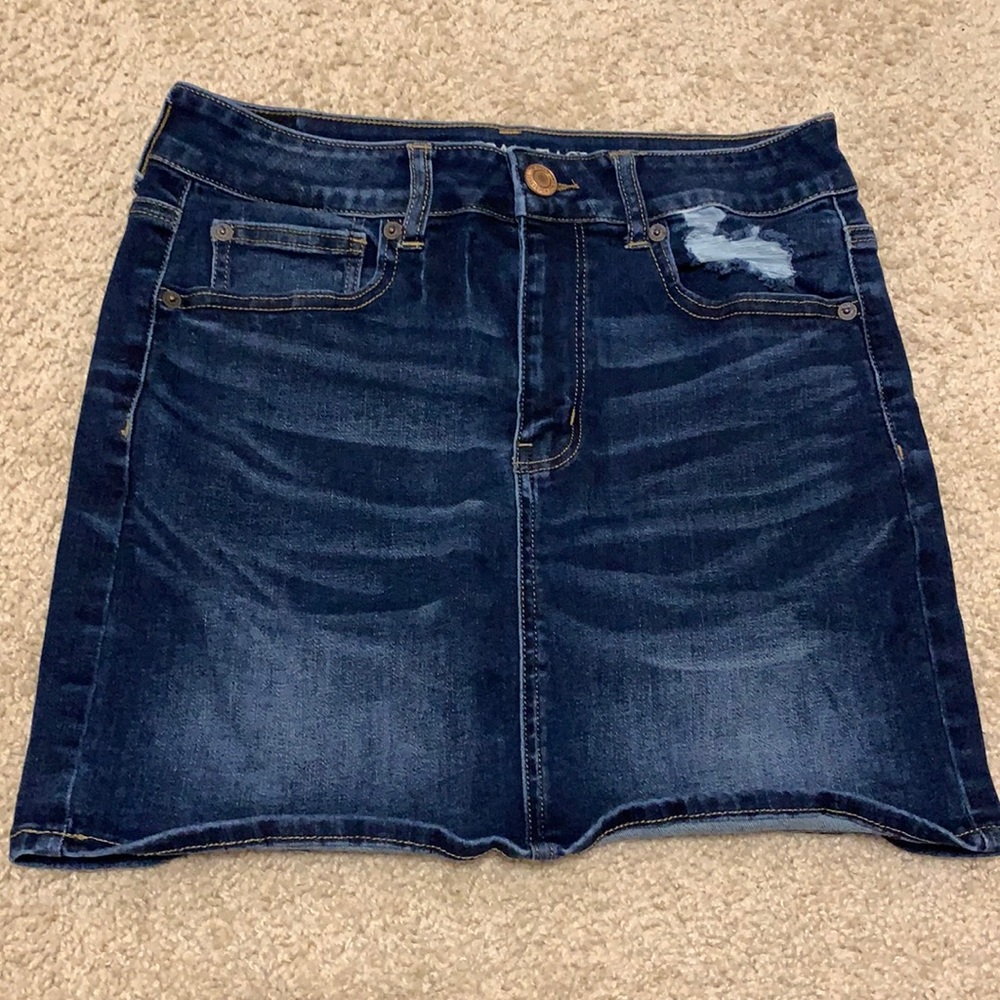 American Eagle blue jean skirt